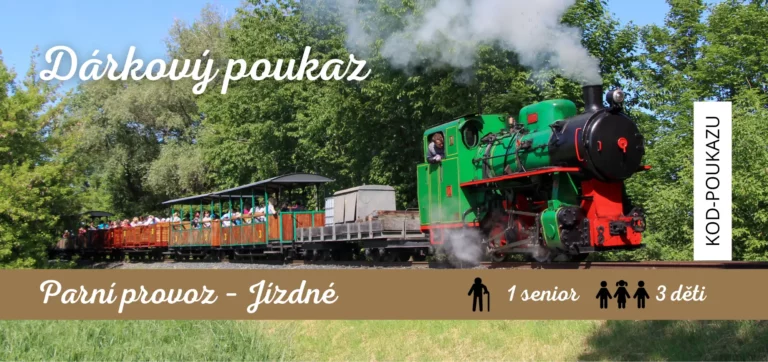 Dárkový poukaz - Parní provoz