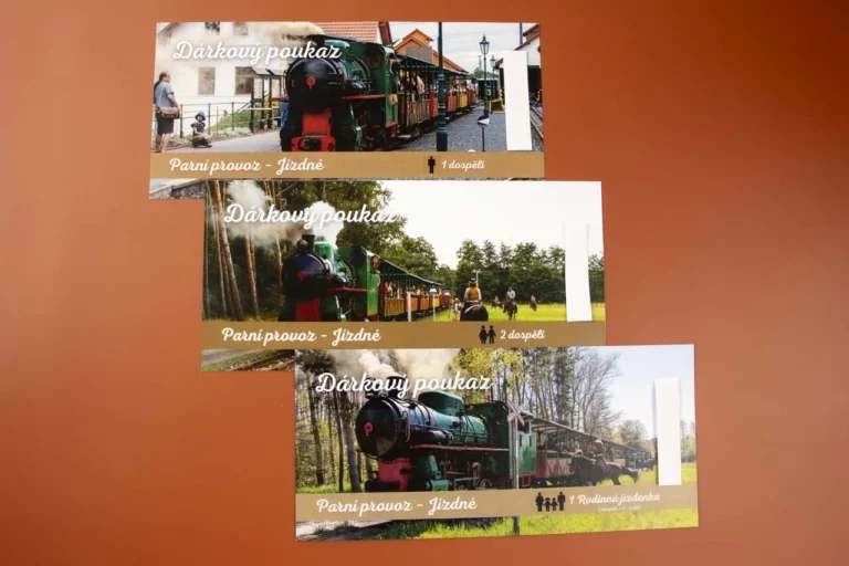Dárkový poukaz - Parní provoz